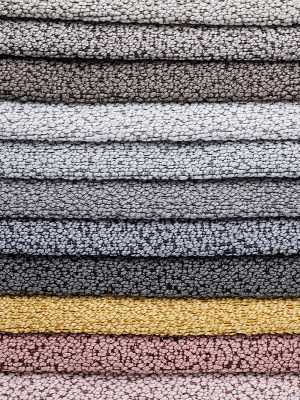 এমিলি লুপ সুতা পলিয়েস্টার এবং লিনেন সোফা কাপড়